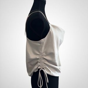 Champagne Cowl Neck Blouse